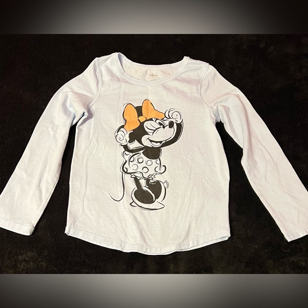 NWOT Minnie Mouse long sleeve shirt Girls size 5 Jumping Beans